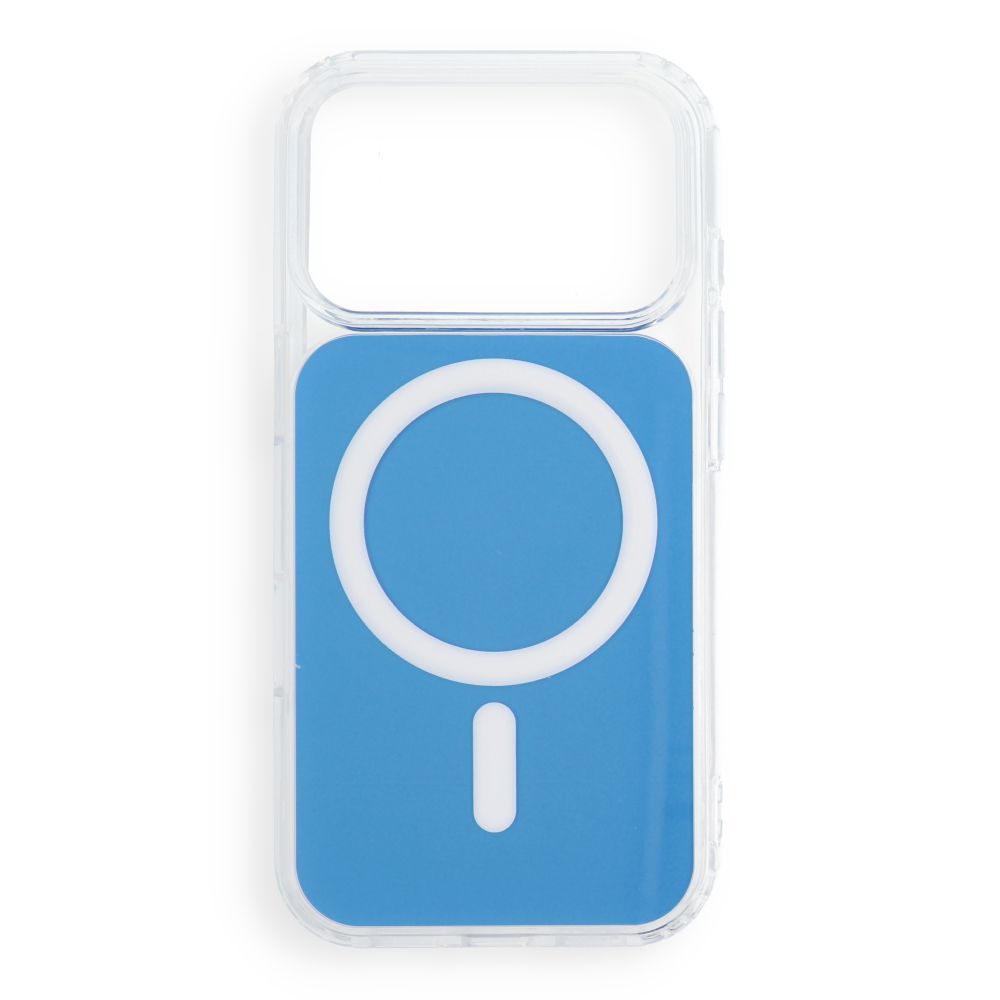 Case for iPhone 18 Pro / 17 Pro Clear Fusion Mag Cover compatible with MagSafe light blue Case for iPhone 18 Pro / 17 Pro Clear Fusion Mag Cover compatible with MagSafe light blue