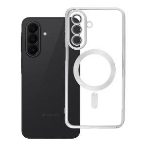 Case for Samsung A27 Electro Mag Cover case compatible with MagSafe silver