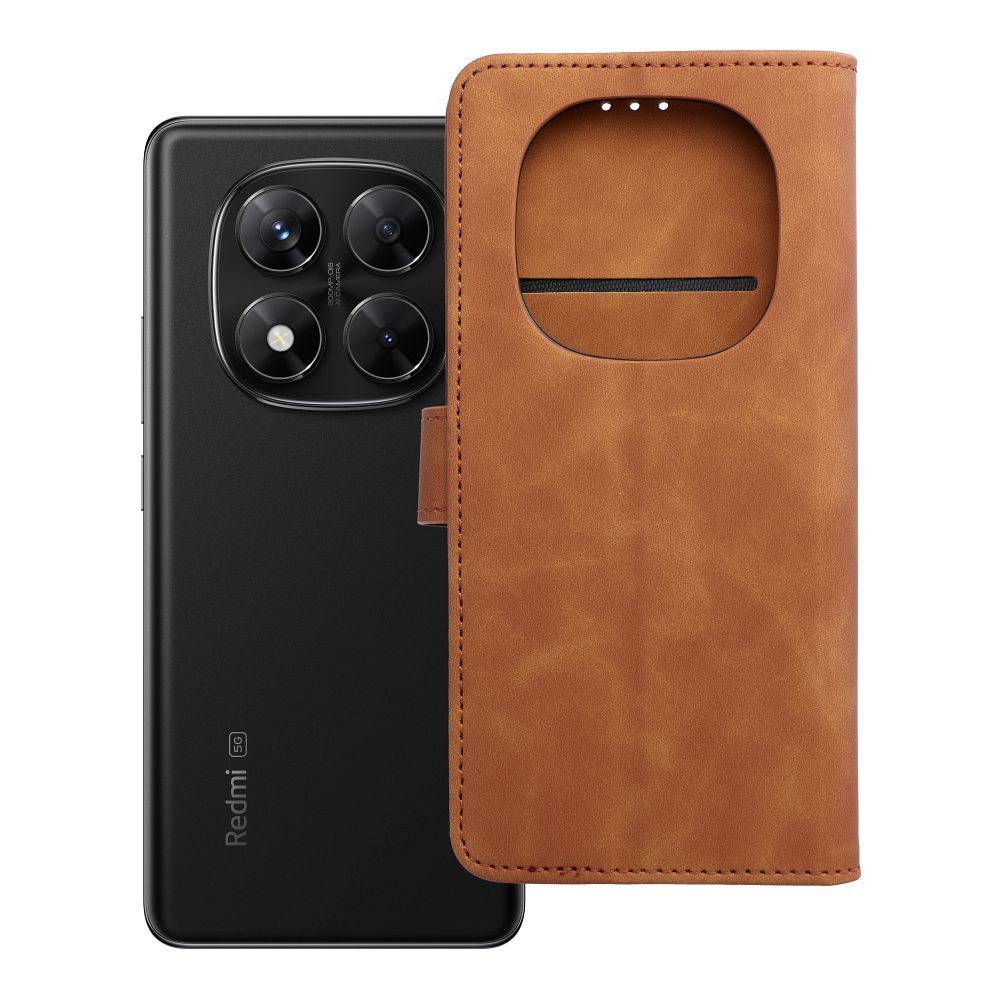 Flip case for Xiaomi Redmi NOTE 14 PRO 5G / 14 PRO PLUS 5G Tender Book brown Flip case for Xiaomi Redmi NOTE 14 PRO 5G / 14 PRO PLUS 5G Tender Book brown