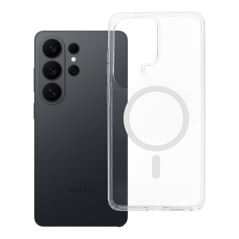 Case for Samsung S26 ULTRA Forcell F-Protect Clear Hybrid Premium compatible with MagSafe transparent Case for Samsung S26 ULTRA Forcell F-Protect Clear Hybrid Premium compatible with MagSafe transparent