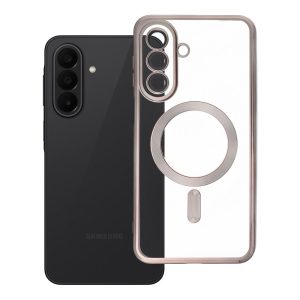 Case for Samsung A27 Electro Mag Cover case compatible with MagSafe titanium grey