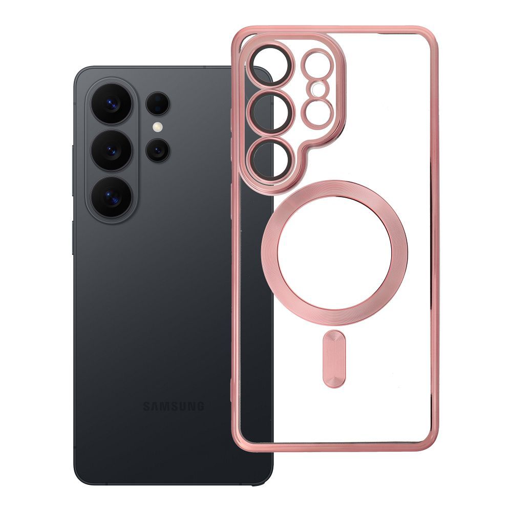 Case for Samsung S26 ULTRA Electro Mag Cover compatible with MagSafe gold-rose Case for Samsung S26 ULTRA Electro Mag Cover compatible with MagSafe gold-rose