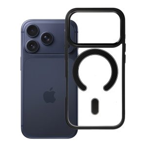Case for iPhone 18 Pro / 17 Pro Color Edge Mag Cover compatible with MagSafe black