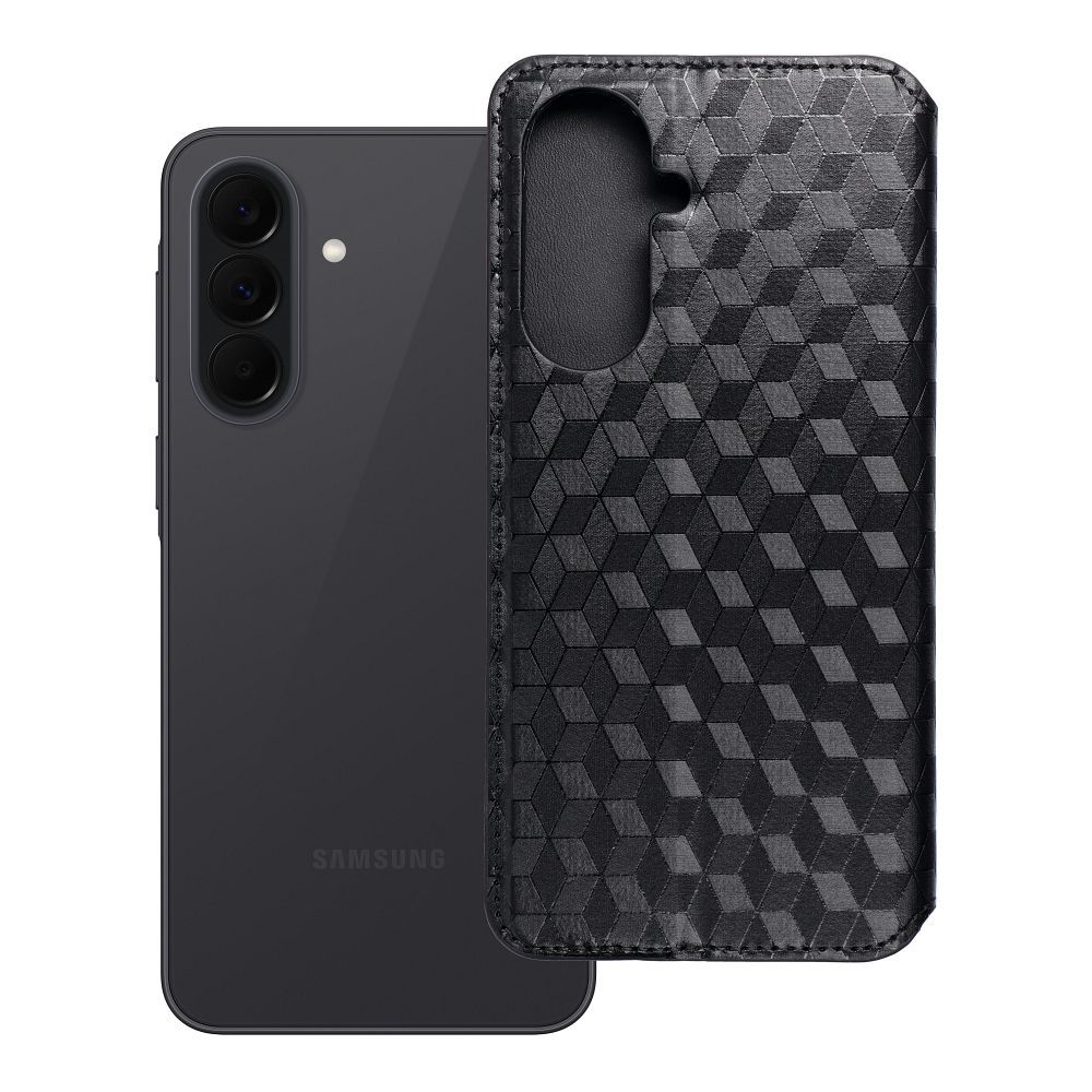 Flip case for Samsung A37 Cubic Book black Flip case for Samsung A37 Cubic Book black