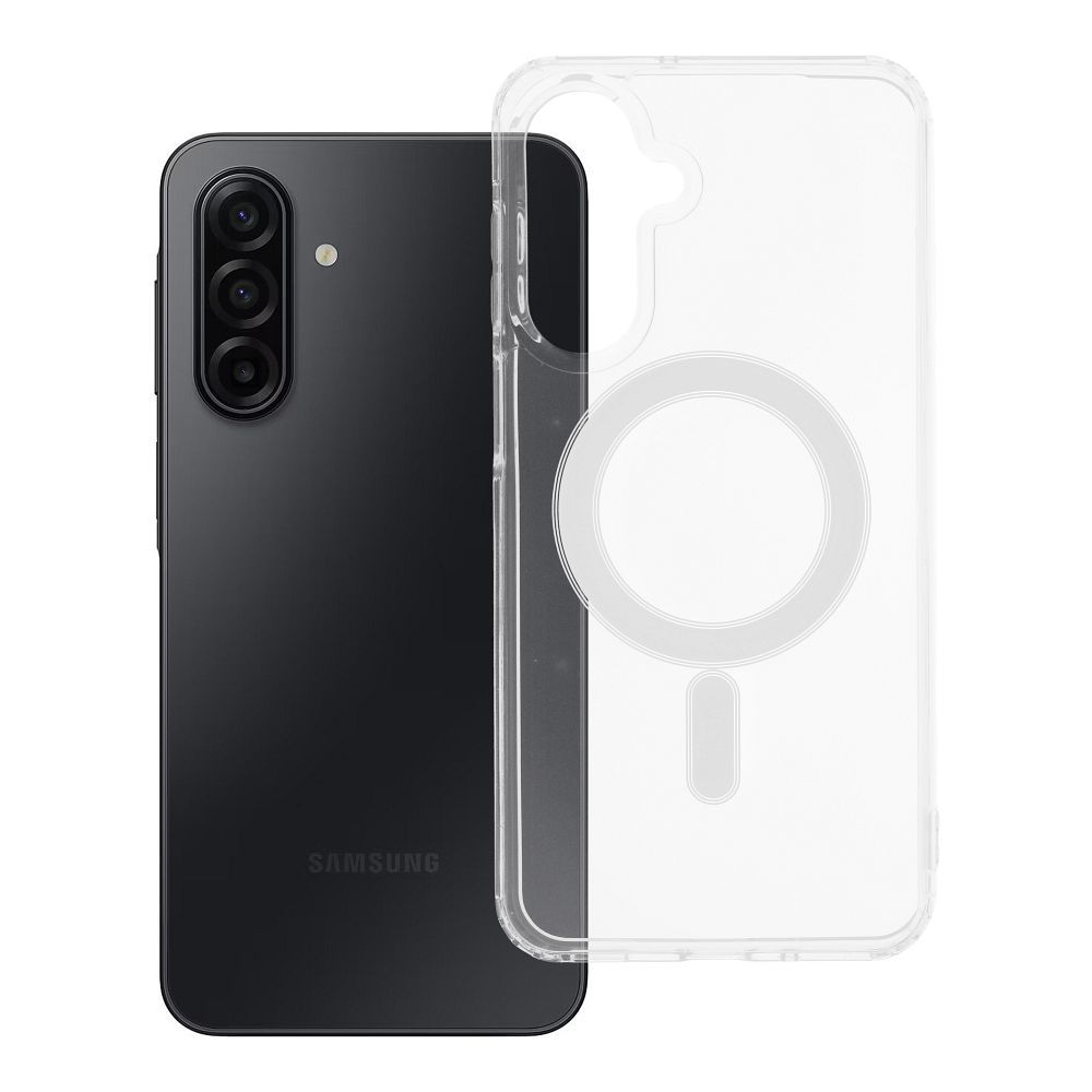 Case for Samsung A17 / A18 Clear Mag Cover (STR) compatible with MagSafe transparent Case for Samsung A17 / A18 Clear Mag Cover (STR) compatible with MagSafe transparent