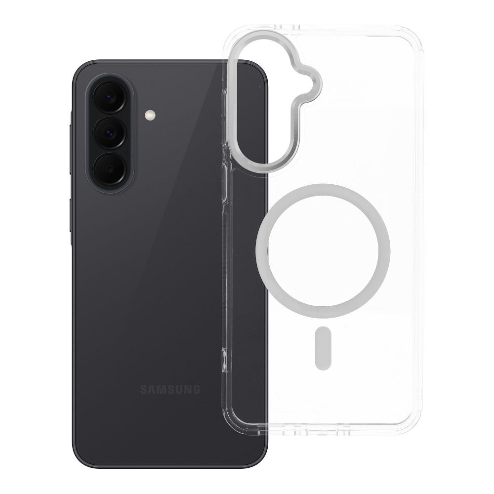 Case for Samsung A37 Frame Clear Hybrid Mag Cover compatible with MagSafe transparent Case for Samsung A37 Frame Clear Hybrid Mag Cover compatible with MagSafe transparent