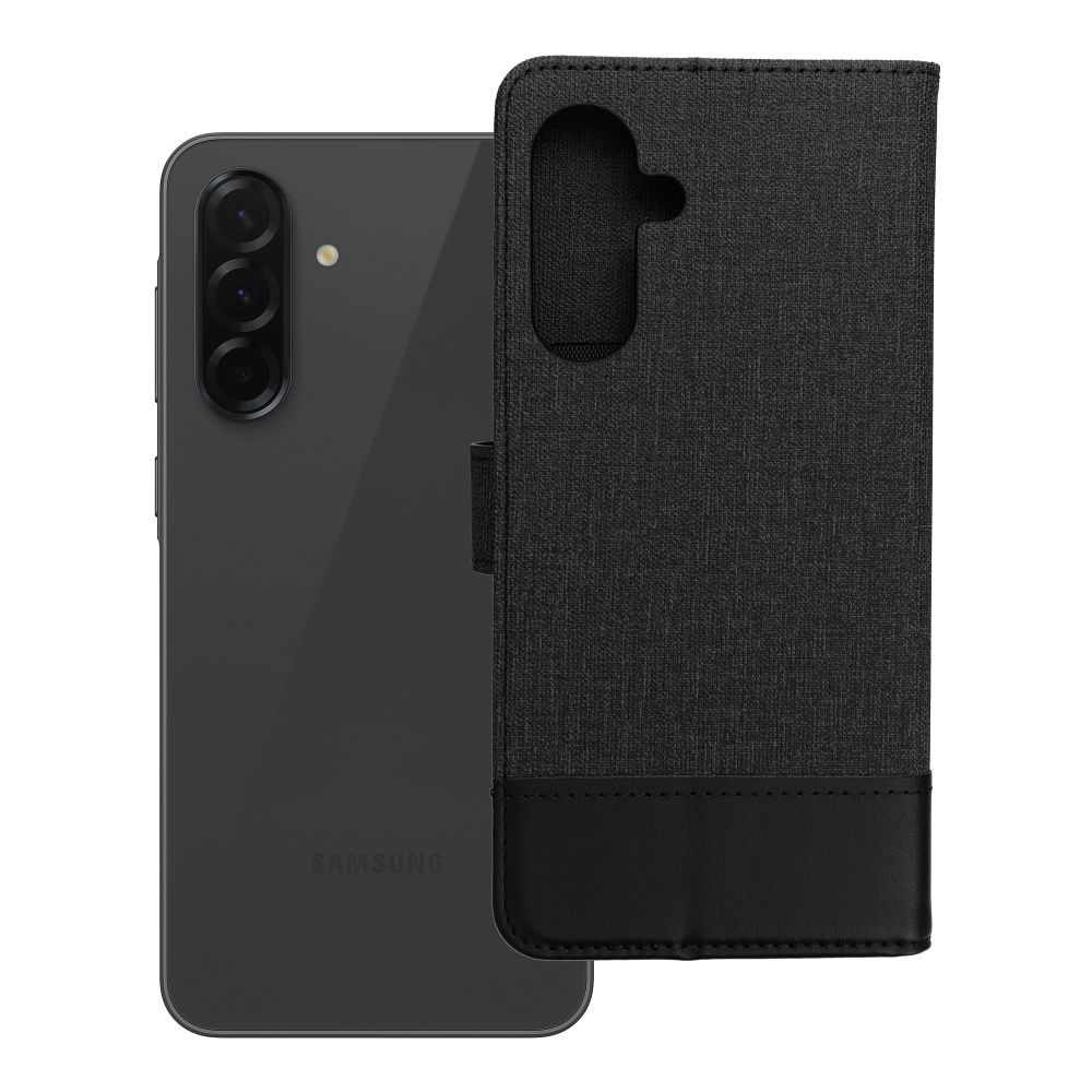 Flip case for Samsung A36 5G Gomma Book black Flip case for Samsung A36 5G Gomma Book black
