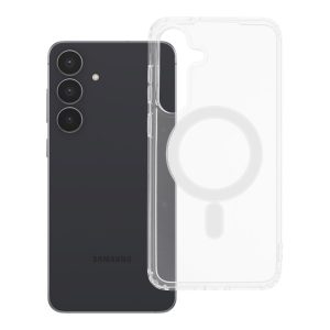 Case for Samsung S25 FE Clear Mag Cover (MID) compatible with MagSafe transparent