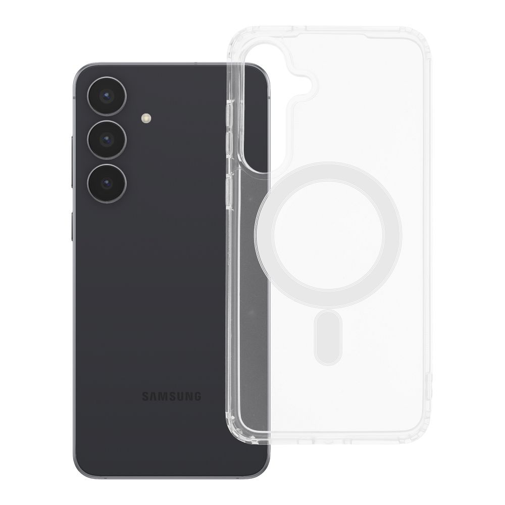 Case for Samsung S25 FE Clear Mag Cover (MID) compatible with MagSafe transparent Case for Samsung S25 FE Clear Mag Cover (MID) compatible with MagSafe transparent