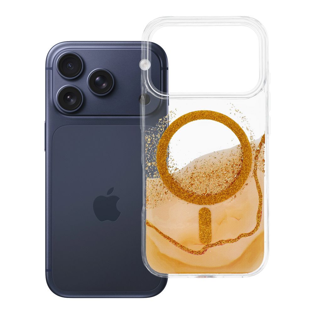 Case for iPhone 18 Pro / 17 Pro Golden compatible with MagSafe gold Case for iPhone 18 Pro / 17 Pro Golden compatible with MagSafe gold