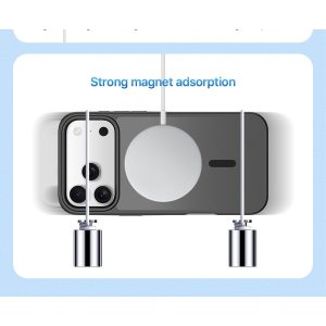 DUX DUCIS case YIND compatible with MagSafe for iPhone 18 Pro Max / 17 Pro Max (Open Ring Version) grey 3 de6bb55c9d987550d01e033fce56b5db