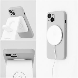 SILICONE MAG COVER case compatible with MagSafe for SAMSUNG A37 grey titatnium 4 e23758b6050a9fd4fb7f22aae12b0009