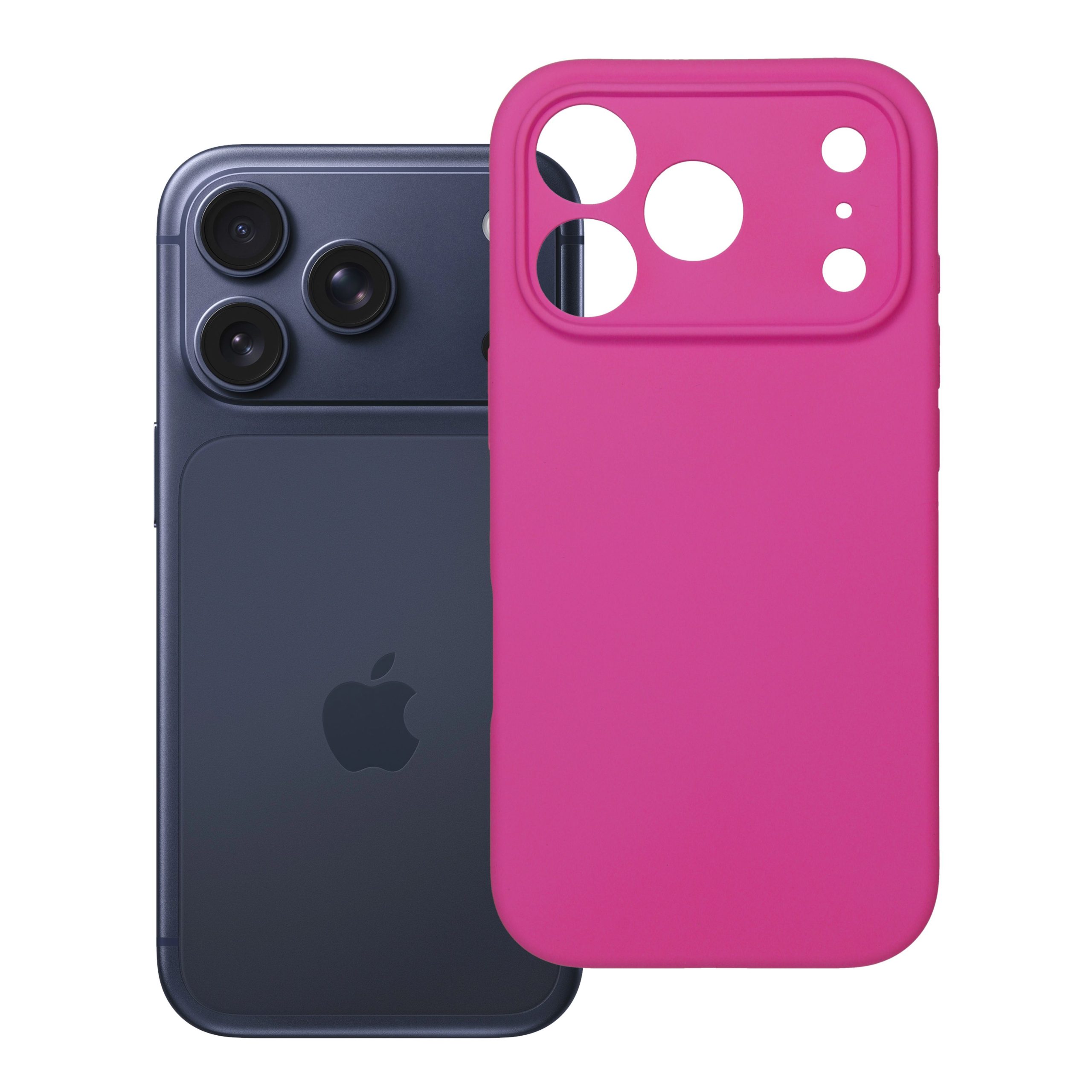 Case for iPhone 18 Pro / 17 Pro Silicone 2mm (camera protection) pink Case for iPhone 18 Pro / 17 Pro Silicone 2mm (camera protection) pink