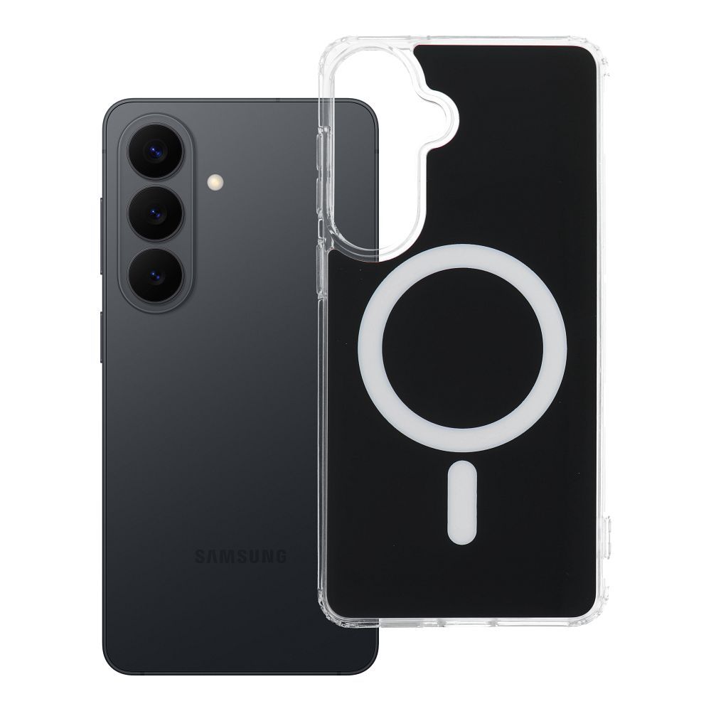 Case for Samsung S26 PLUS Clear Fusion Mag Cover compatible with MagSafe black Case for Samsung S26 PLUS Clear Fusion Mag Cover compatible with MagSafe black