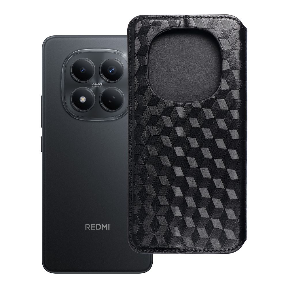 Flip case for Xiaomi Redmi NOTE 15 5G Cubic Book black Flip case for Xiaomi Redmi NOTE 15 5G Cubic Book black
