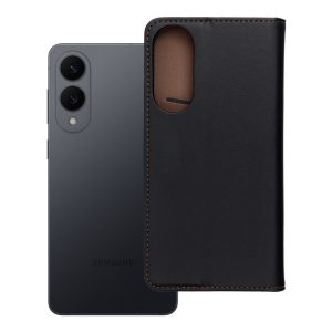 Flip case for Samsung S25 EDGE Smart Pro Book leather black
