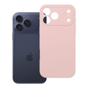 Case for iPhone 18 Pro Max / 17 Pro Max Silicone 2mm (camera protection) powder pink