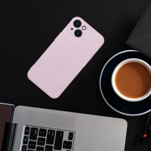 Θήκη Magsafe iPhone 17 Pro Max / 18 Pro Max Silicone Mag Cover (big hole) pink 3 f7d9ddda7df5cf96e8f07214b52b1402