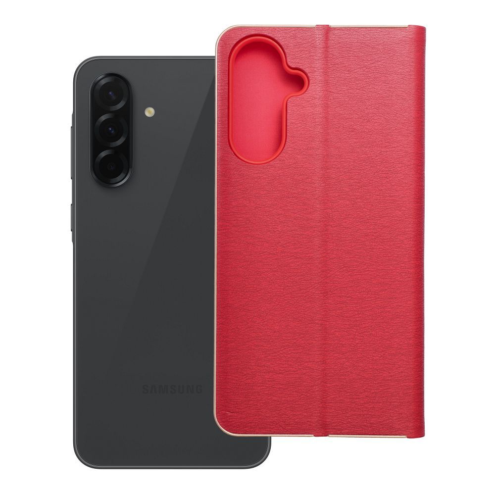 Flip case for Samsung A36 5G Luna Book Gold red Flip case for Samsung A36 5G Luna Book Gold red