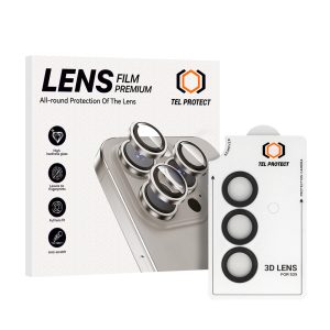 Tempered glass Tel Protect 3D Lens on camera for Samsung Galaxy S26 Plus black (lens 3 pieces)
