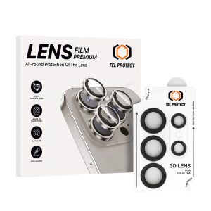 Tempered glass Tel Protect 3D Lens on camera for Samsung Galaxy S26 Ultra black (lens 5 pieces)