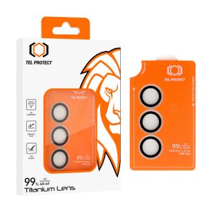 Tempered glass Tel Protect Titanium Lens 99% AR on camera for Samsung Galaxy S26 Plus transparent (lens 3 pcs)