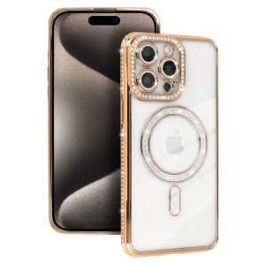 Bling Magsafe Case for Xiaomi Redmi Note 15 4G gold