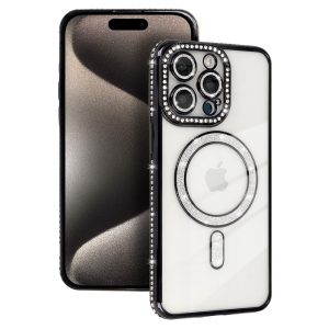 Bling Magsafe Case for Xiaomi Redmi Note 15 Pro 4G black