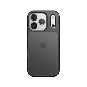 Rock Guard Touch Lens Protection Series Case for Iphone 17 Pro transparent-black