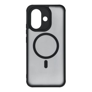 Case for Xiaomi Redmi Note 17 4G / 5G Full Matte Mag Cover compatible with MagSafe black