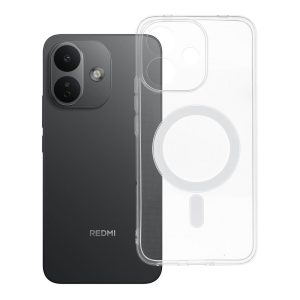 Case for Xiaomi Redmi Note 17 Pro 5G Clear Case 2 mm Mag Cover compatible with MagSafe (camera protection) transparent